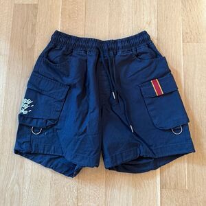 Navy Cargo Shorts for Men